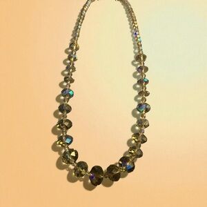 Kirk’s Folly Crystals of Camelot Faceted Beaded Necklace 18”